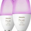 Philips Hue Rozszerzenie oświetlenia LED 871951435671900 EEK: G (A - G) Hue White & Col. Amb. Doppelpack 2x470lm E14 5.3