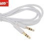 Przewód, kabel jack 3,5mm wtyk-wtyk 7,5m JKJ20 biały Vitalco