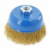 Szczotka tarczowa 100 mm, M14, drut mosiężny 0.3 mm