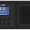 Radio gniazdkowe TechniSat DIGITRADIO UP 1 DAB+, fale metrowe (VHF) funkcja budzika, zawiera głośnik czarny