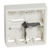 MOSAIC Puszka natynkowa 2x5 lub 2x2x2 moduły poziomo 46mm do uchwytu 0802 64 080274 LEGRAND