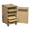 Metroplan Secure MM90 Multi-Media Projector Cabinets 930x524x570mm Beech