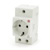Gniazdo modułowe schuko 16A na szynę TH, typ szuko, KOOP Elektro MSS