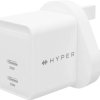 Ładowarka Targus HJG35UK HyperJuice 35W GaN USB-C (UK), biała