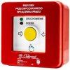 Przycisk ppoż wyłącznika prądu n/t, NO-NO NO-NO, diody uniwersalne (230V AC lub 24V DC) czerw/ziel PPWP-5 B - certyfikat CNBOP