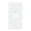 LIVING NOW plakietka ładowarki USB 2mod. biały KW12C