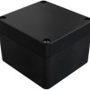 Polyester EX enclosure, (L x W x H) 80 x 75 x 56 mm, black (RAL 9011), IP66, 260808060