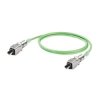 kabel LAN Weidmüller 1119730050, 1 szt., RJ45, CAT 5e, SF/UTP, 5.00 m, zielony