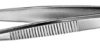 Assembly tweezers, uninsulated, steel, 140 mm, 5-008
