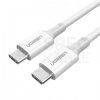 UGREEN Kabel USB 2.0 typ-C / typ-C (wtyk / wtyk) Quick Charge 4.0 US300 biały 1m
