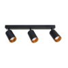 Lampa Sufitowa Led Eris Gold 3X Gu10 Regulowana