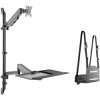 Digitus DA-90372 Monitor wall mount Black Height-adjustable Swivelling Tiltable