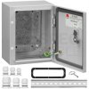 Obudowa hermetyczna rozdzielnica metalowa z płytą montażową 250x200x150 IP65 natynkowa szara NEKU
