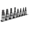 Sealey AK65602 Hex Socket Bit Set Lock-On™ 8pc 1/4" & 3/8"Sq Drive Imperial