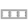 ASFORA Ramka 3-krotna pozioma aluminium EPH5800361