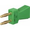 Jumper, pitch 6 mm, 30 VAC/60 VDC, 60 V, 10 A, gold-plated, green, 63.9352-25
