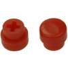 Klawisz; SC017-R; czerwony; grzybek; okrągły; 8,3mm; 7,1mm; 2,5mm; RoHS