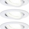 Oświetlenie wewnętrzne LED Paulmann Nova Coin 92455 Zestaw 3-elementowy 2.8 W 505 lm