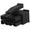 Socket housing, 8 pole, pitch 3 mm, straight, natural, 3-794617-8