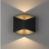 Kinkiet Triangles Led 2X5w 700Lm 3000K Czarny Ip54 8142 Nowodvorski