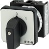 Load-break switch, rotary actuator, 2 pole, 20 A, (W x H x D) 48 x 48 x 76 mm, flush mounting, 053092