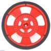 Pololu Solarbotics GMPW-R RED Wheel with Encoder Stripes, Silicone Tire