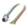 Phoenix Contact Kabel siłownika czujnika Złącze A Złącze M12 17 długość 500 mm Rodzaj A Męski Złącze B Niezakończony 17