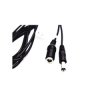 Kabel DC 2,5/5,5 Wtyk-Gniazdo 2m Przedłużacz DC