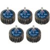 Sealey FW5025605 50 x 25mm Abrasive Flap Wheel on 6mm Shaft 60Grit - Pack of 5