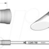 C245766 Lötspitze C245, Rundform, C245766/Ø 5,0 mm, abgeschrägt