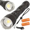 Latarka LED taktyczna 1000m Bailong CREE XHP160 ZOOM MODEL G72-2 / 08376