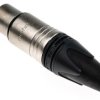 Złącze XLR 4 -pinowe Montaż na kablu Żeński
