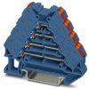 Shunting distributor, push-in connection, 0.14-2.5 mm², 2 pole, 10 A, 6 kV, blue, 3270120