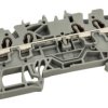 Złączka; na szynę DIN; 2002-1401; szary; sprężynowy; Push-in CAGE CLAMP®; 0,25÷4mm2; 24A; 800V; 1 tor; 4; na szynę DIN TS35; Wag