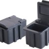 Small parts container, black, (L x W x D) 16 x 12 x 15 mm, N1-6-6-10-10 EGB