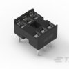 Podstawka DIL 2.54mm Pitch 7.62mm Row Spacing 6-pinowe, Przewlekany, 1A TE Connectivity