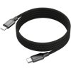 Ansmann 1700-0186 USB-C cable USB-C® plug 1.2 m Black Fabric coating