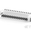 Listwa stykowa PCB 15-pinowe AMP HPI raster: 1.25 mm Pionowy 1-rzędowe TE Connectivity Płyta 125V W osłonie