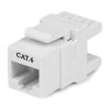 StarTech.com C6KEY110SWH StarTech.com 180 Degree Cat 6 Keystone Jack