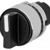 Przełącznik obrotowy 22mm Poz.stab 2 czarny brak IP65 46 46-2828.3CV0.001