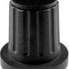 Pointer knob, 3 mm, plastic, black, Ø 12 mm, H 18 mm, 4308.3131
