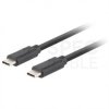 Kabel USB 3.1 typ-C (wtyk / wtyk) Quick Charge 4.0 Power Delivery 3.0 (5A 100W) 1,8m LANBERG