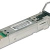 Transceiver, duplex LC, 1.25 Gbps, 20 km, SFP, singlemode, silver, DN-81001-01