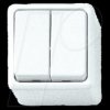5135.0200.2 KOPP surface-mounted switch, arctic white, series switch