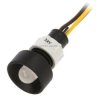 Led z przewodami Fi.10 24V AC/DC niebieska