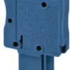 Plug, spring balancer connection, 0.08-4.0 mm², 1 pole, 24 A, 6 kV, blue, 3043116