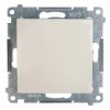 Simon 54 Przycisk pojedynczy, szybkozłącza, kremowy DPR1.01/41