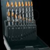 74561 Twist drill set, step technology, 19 piece