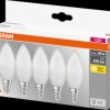 4058075184411 LED lamp BASE RETRO E14, 5,5 W, 470 lm, 2700 K, 5 pcs.