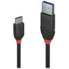 LINDY 36914 USB cable USB 3.2 Gen 1 USB-C to USB-A Black 0.15 m